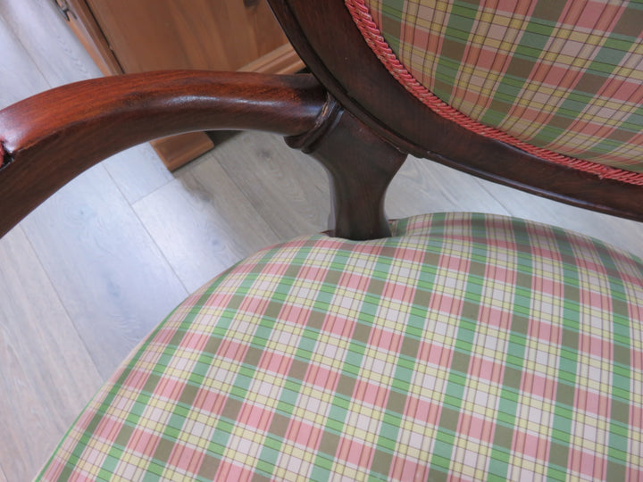 Oval Backed Arm Chair