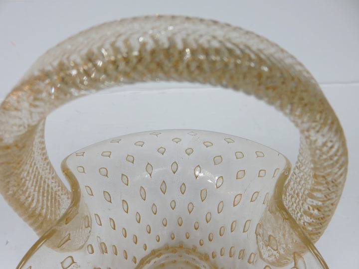 Murano Art Glass Basket