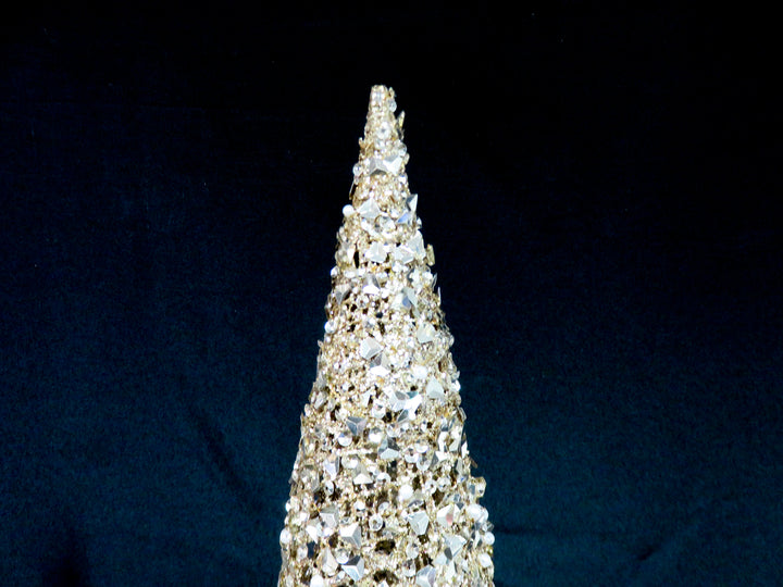 Lighted Sequined Trees