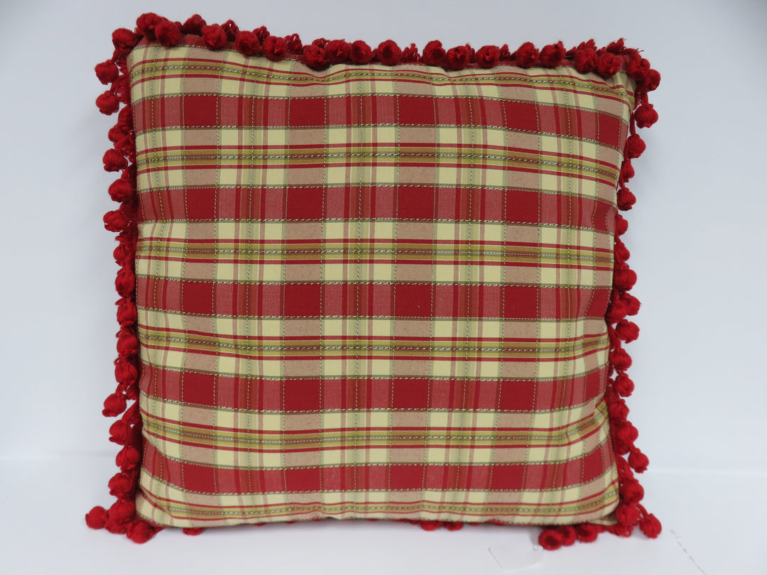 Plaid Throw Pillow
