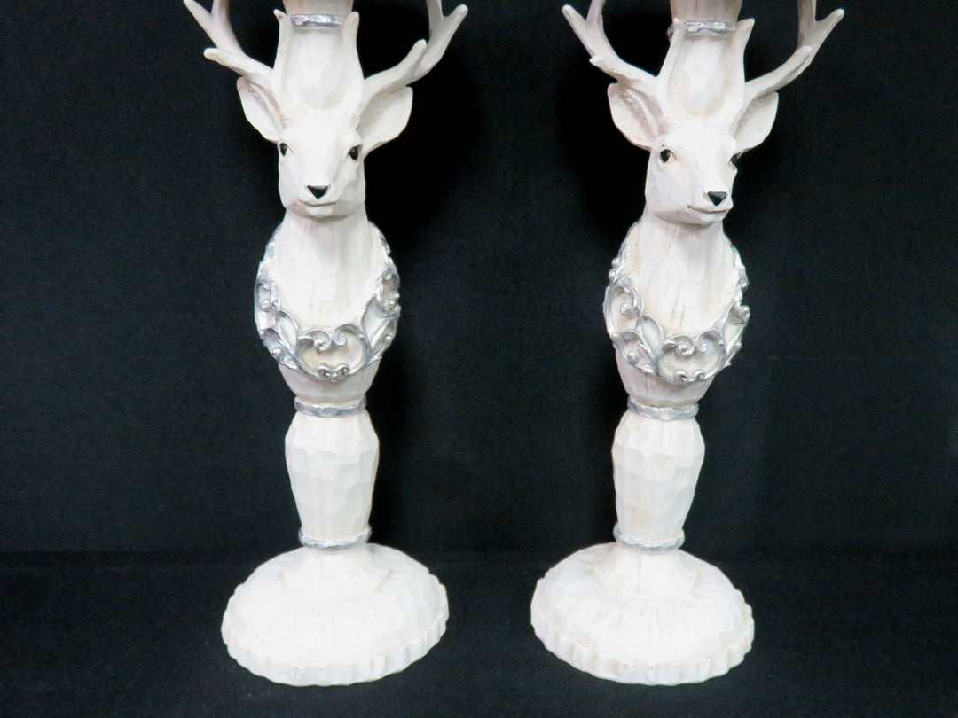 Stag Candleholders