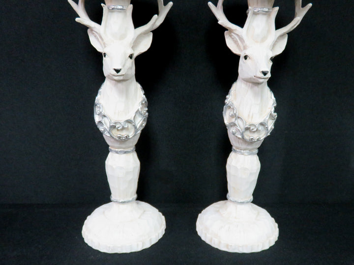 Stag Candleholders