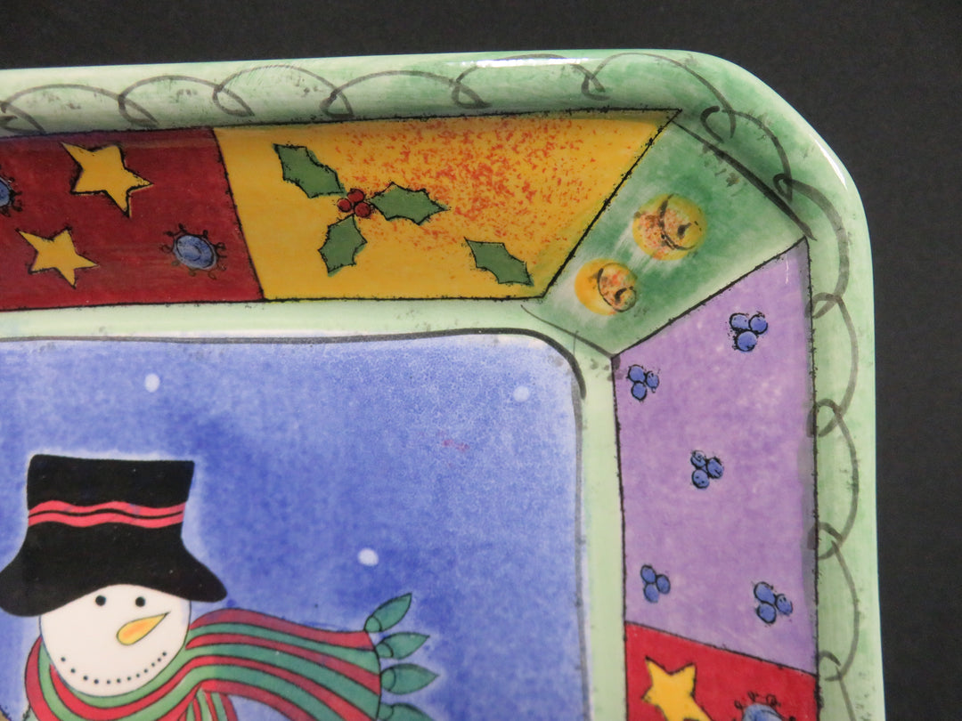 Sango Snowman Serving Dish
