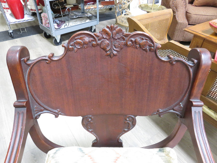 Antique Victorian "Throne" Chair