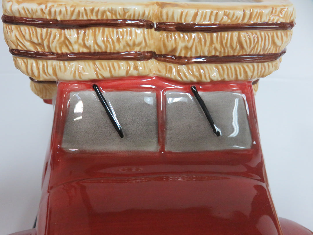 Red Pickup Truck Cookie Jar