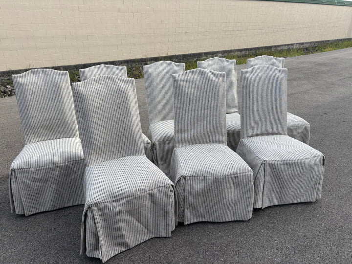 Eight Louis XV Style Dining Chairs