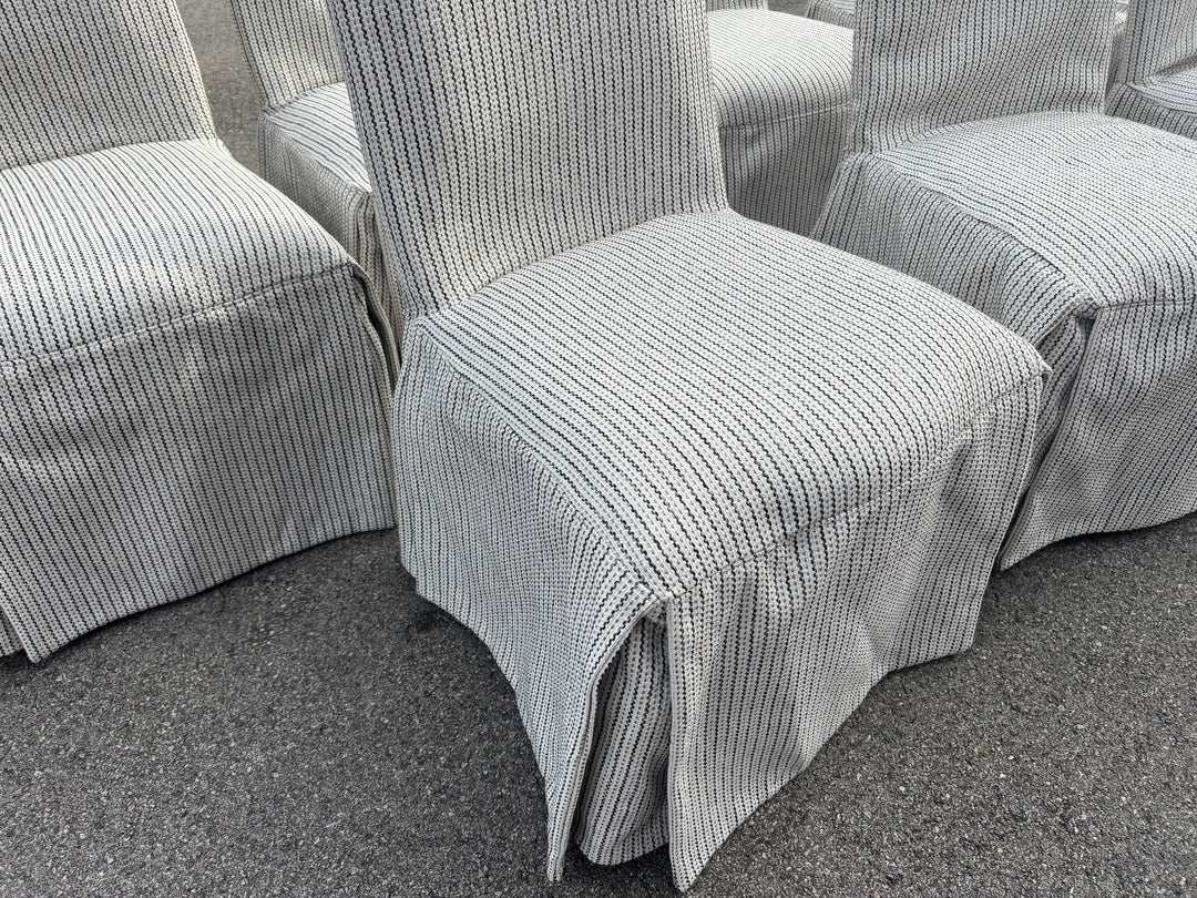 Eight Louis XV Style Dining Chairs