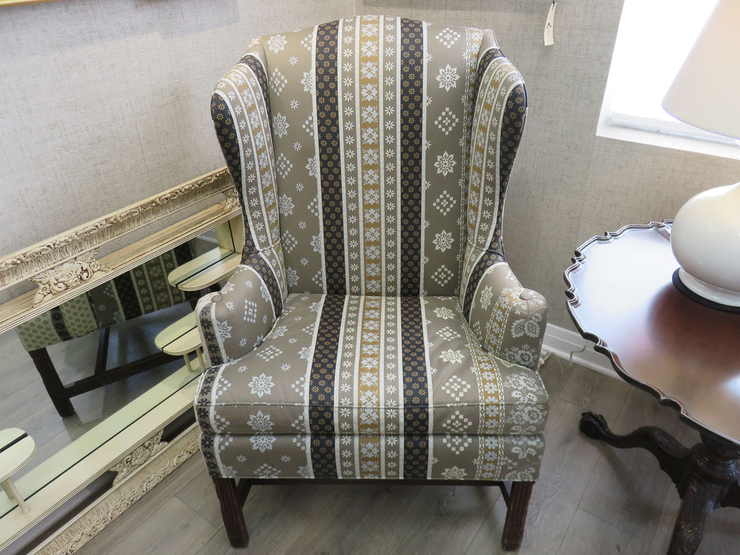 Upholstered Wingback Chair