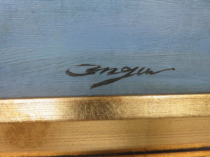 Children at Water's Edge - Original Oil Painting