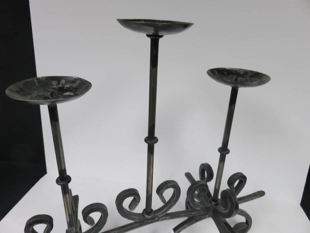 Wrought Iron Standing Candleholder