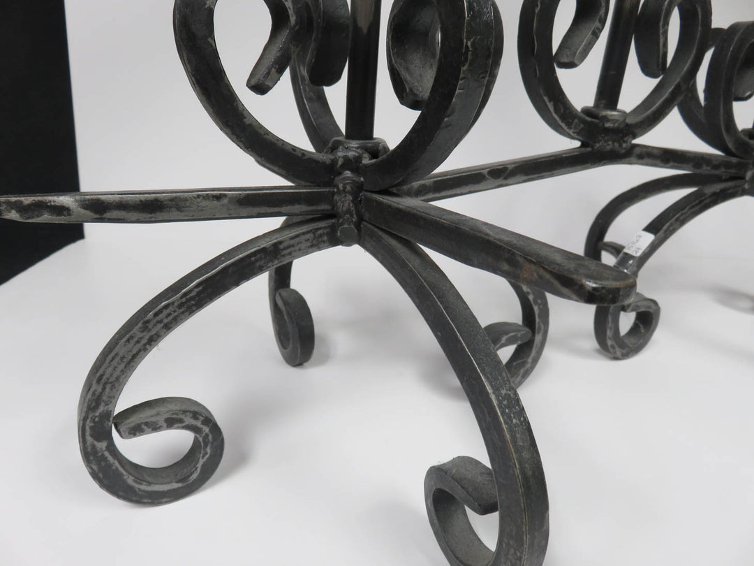 Wrought Iron Standing Candleholder