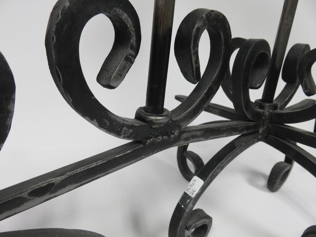 Wrought Iron Standing Candleholder