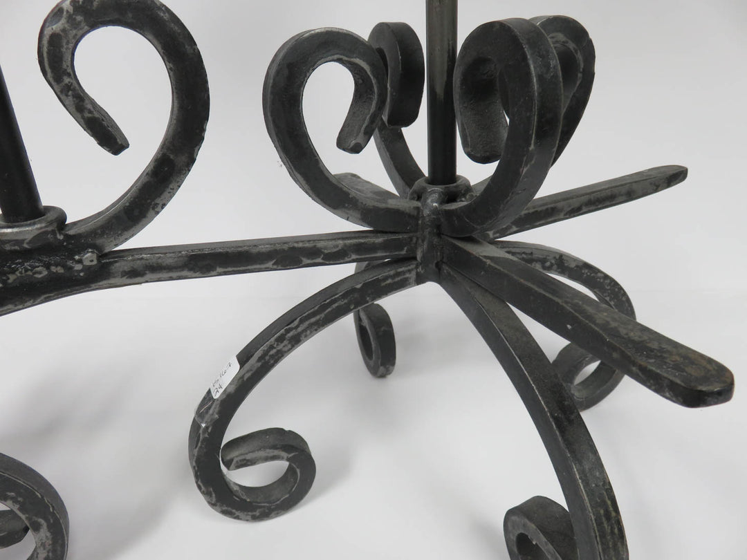 Wrought Iron Standing Candleholder