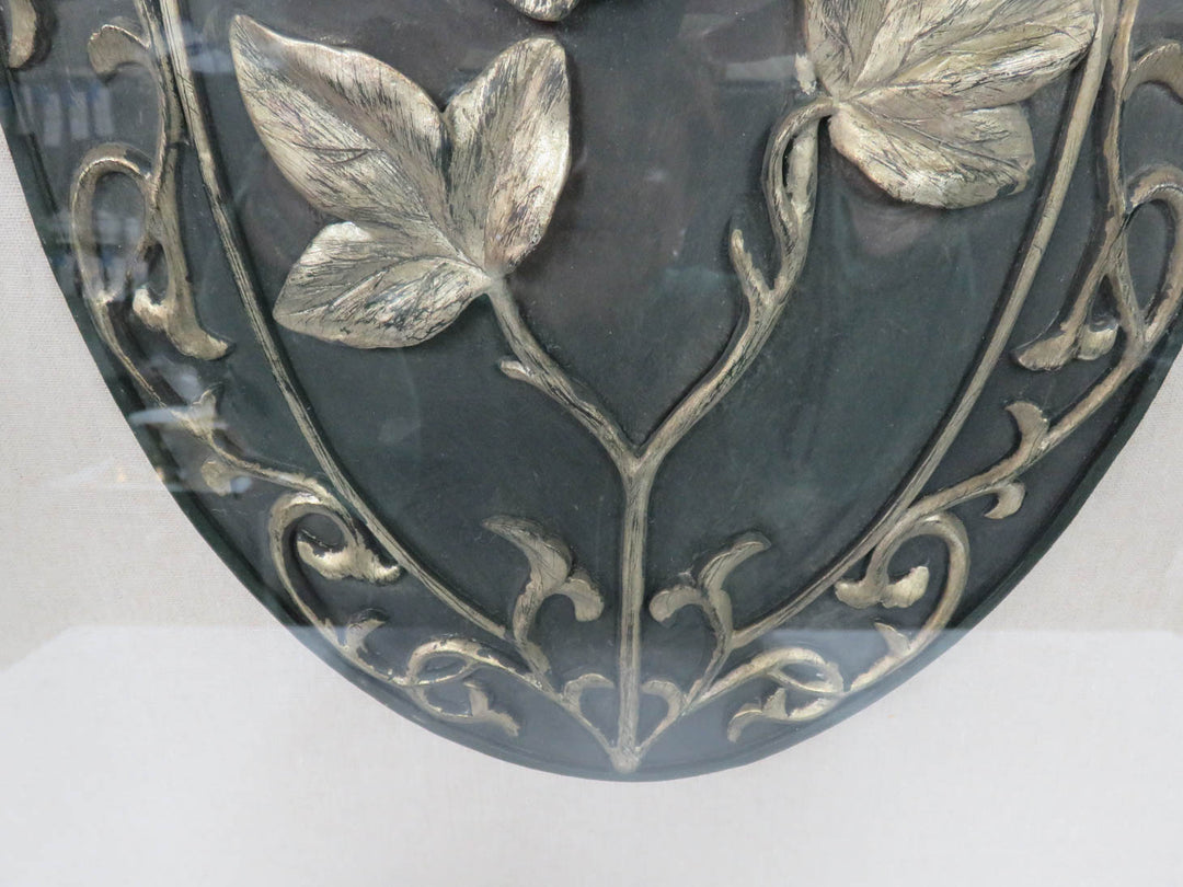 Framed Floral Plaque