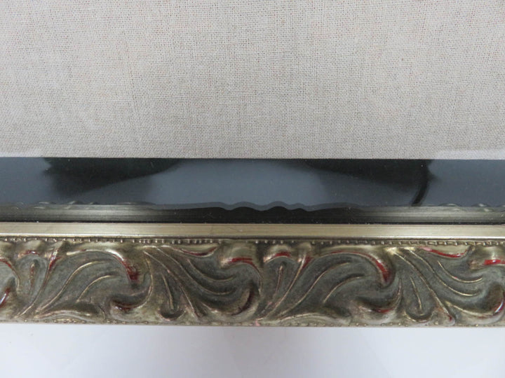 Framed Floral Plaque