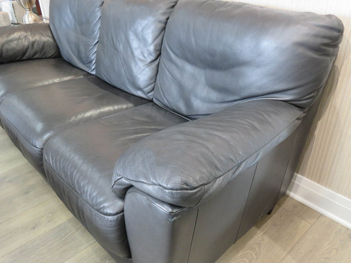 Black Leather Sofa