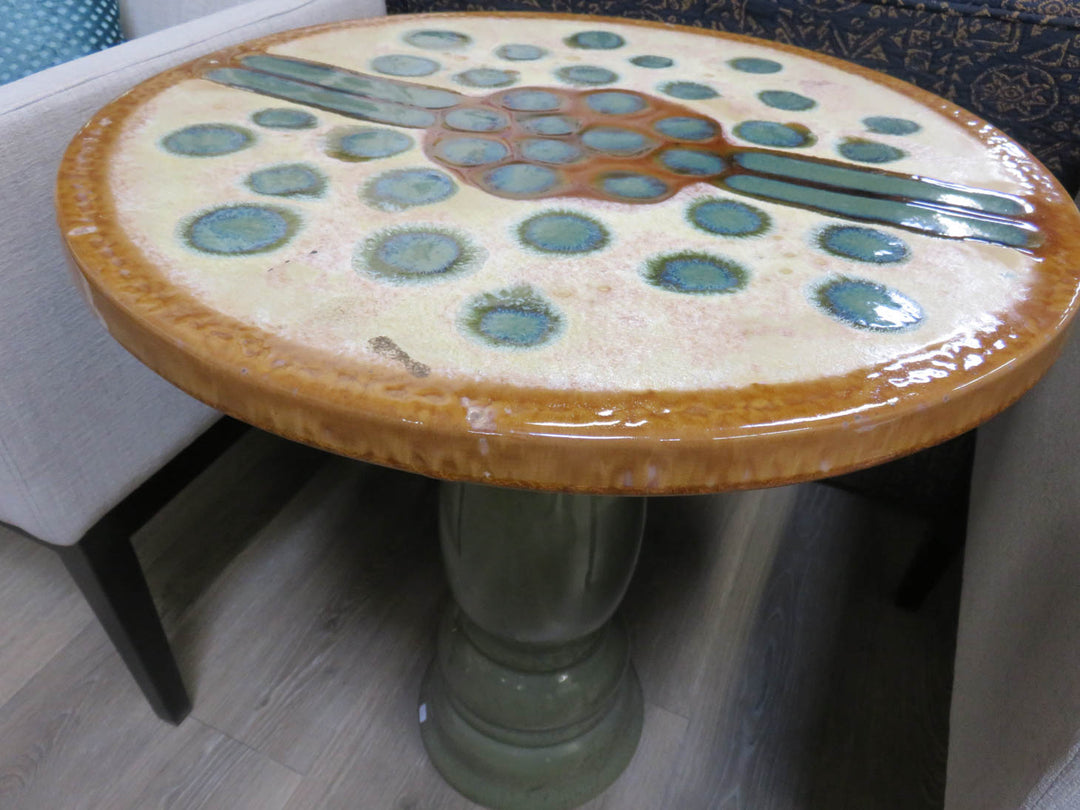 Hand Crafted Ceramic Occasional Table