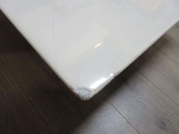 Trapezoidal Stone Coffee Table