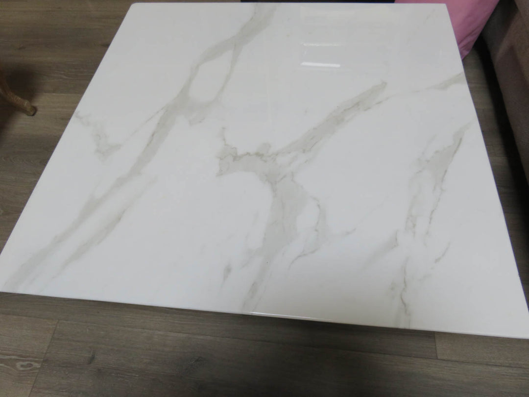 Trapezoidal Stone Coffee Table