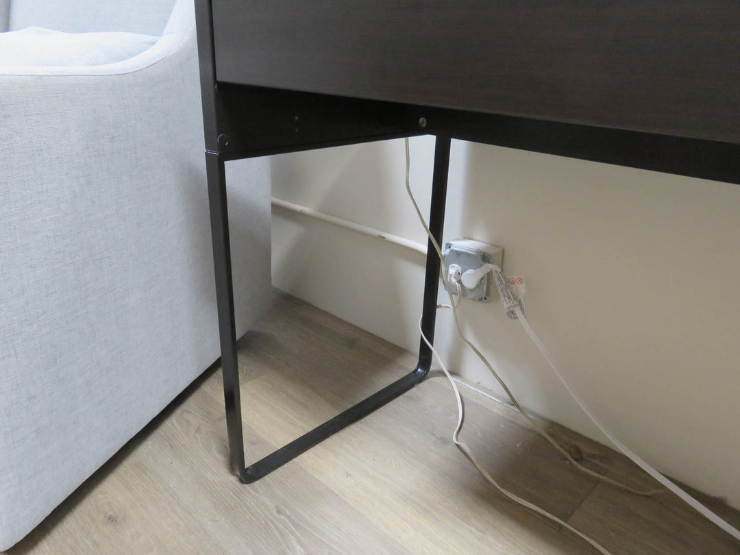 Black Two Drawer Desk