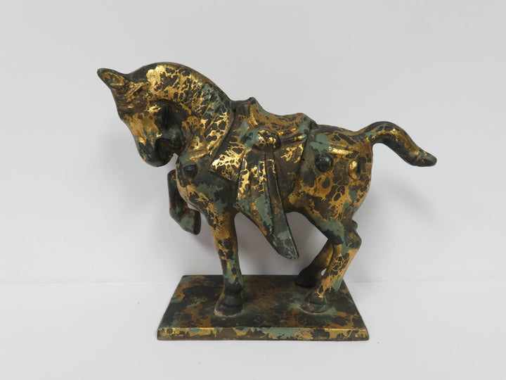 Antiqued Horse Sculpture