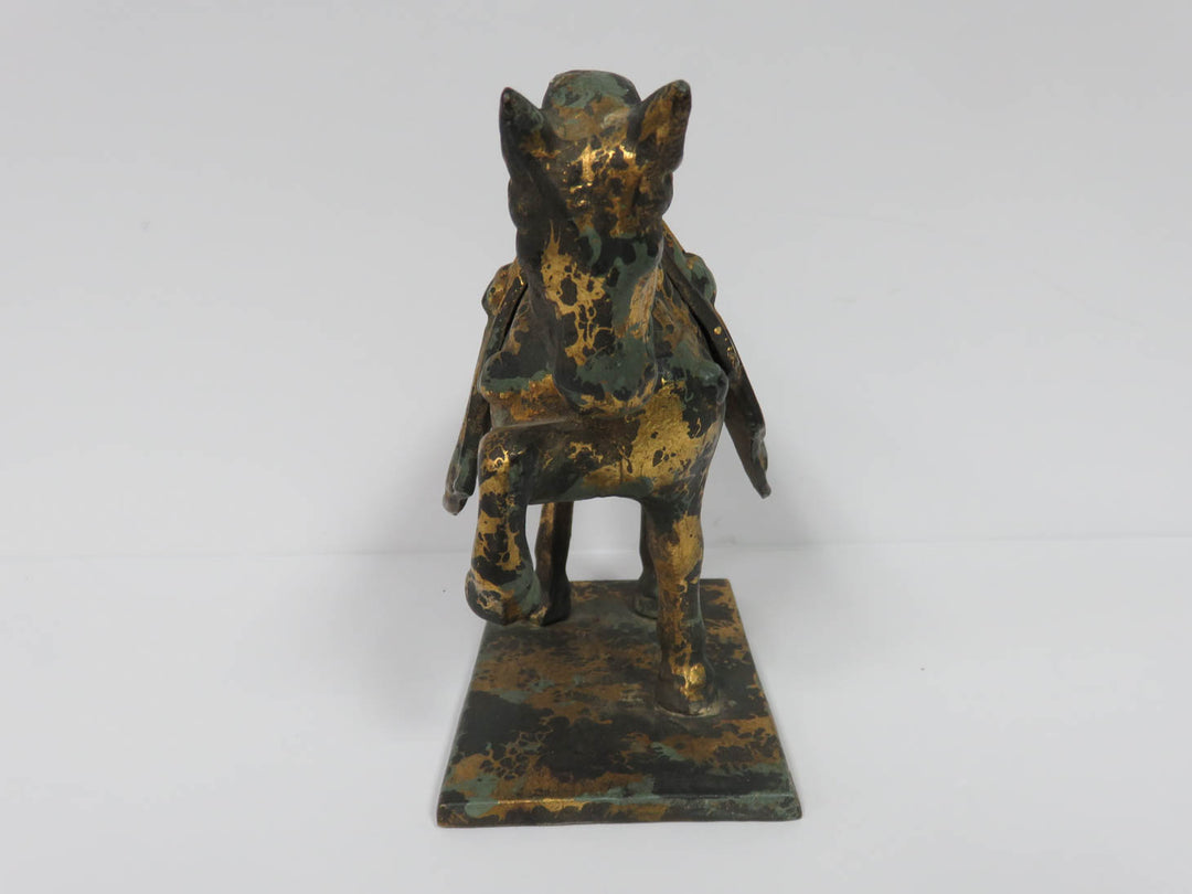 Antiqued Horse Sculpture