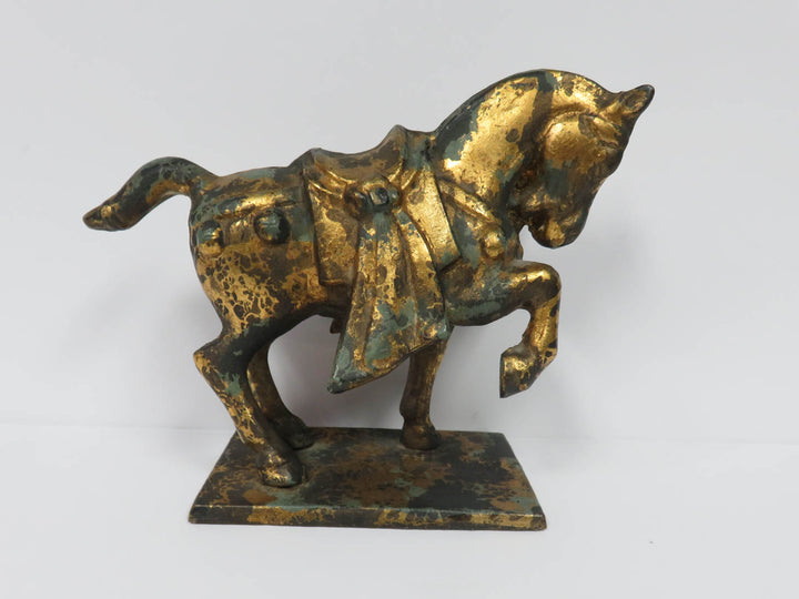 Antiqued Horse Sculpture