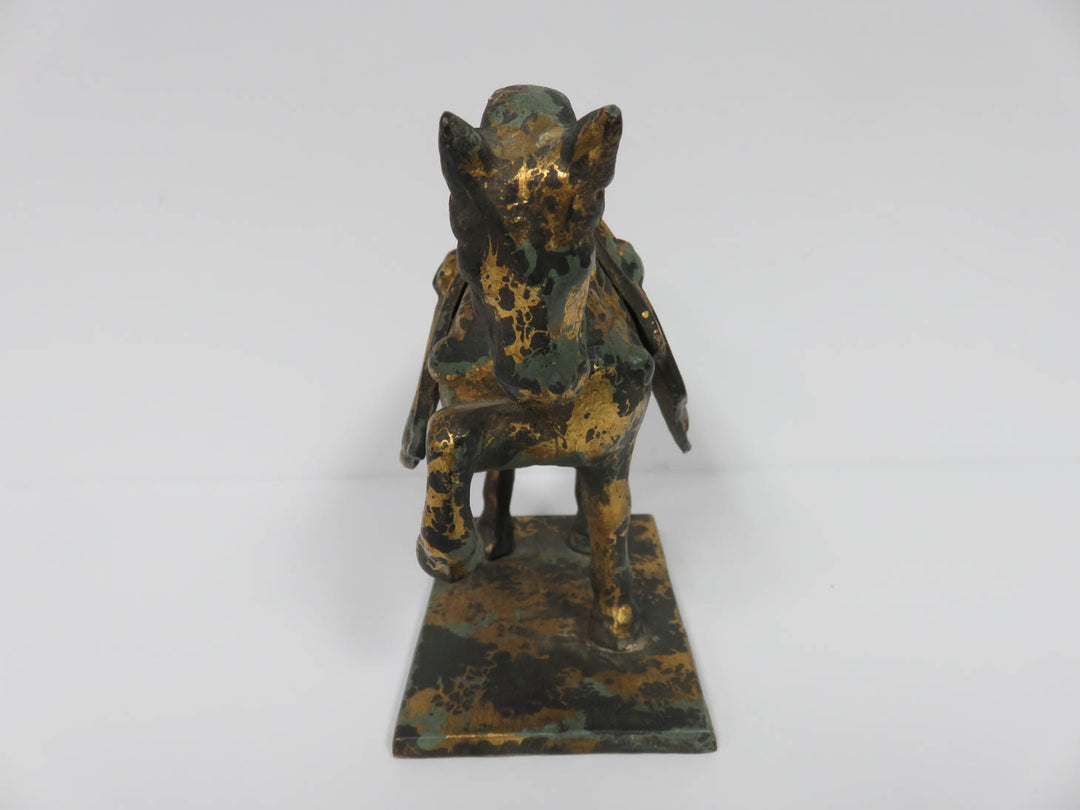 Antiqued Horse Sculpture