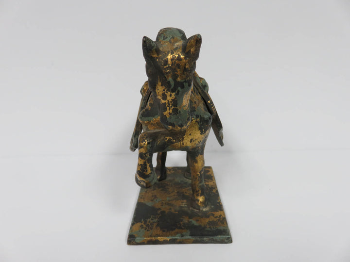 Antiqued Horse Sculpture