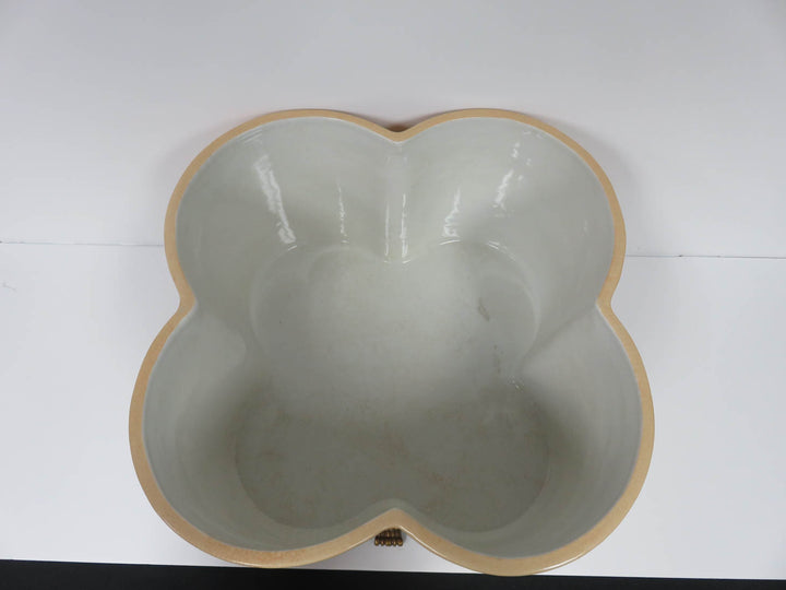 Quatrefoil Footed Planter