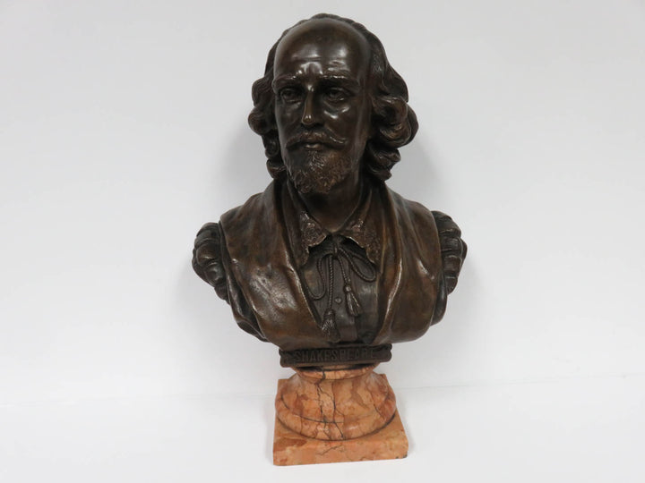 Shakespeare Cast Bronze Bust