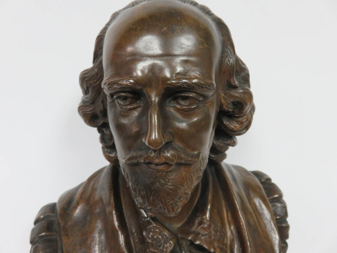 Shakespeare Cast Bronze Bust
