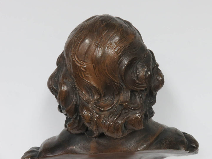 Shakespeare Cast Bronze Bust
