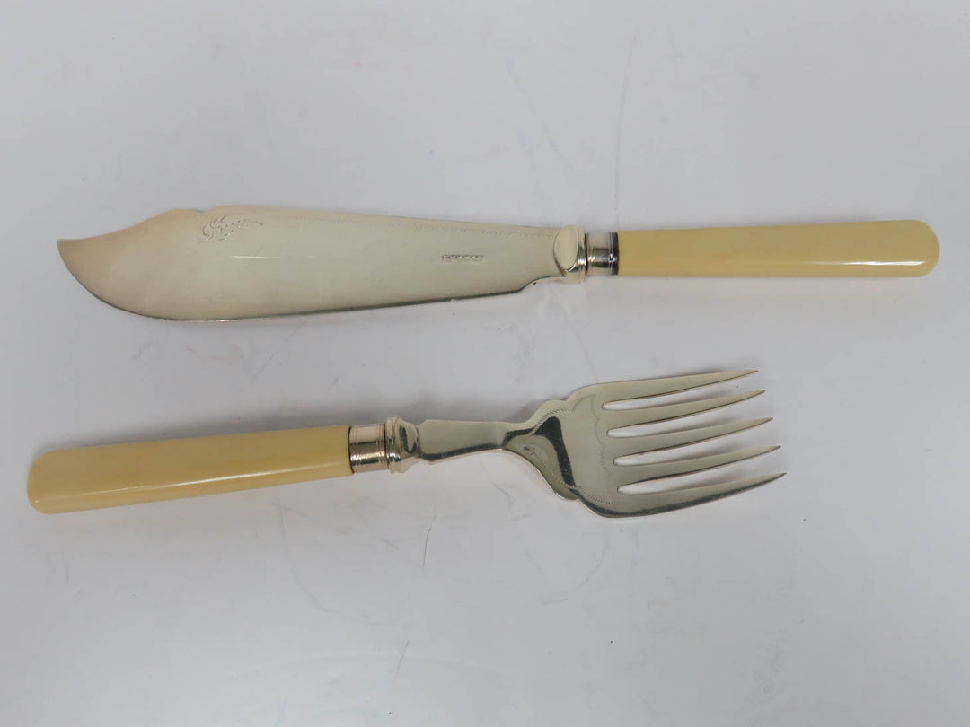 Antique Fish Serving Set