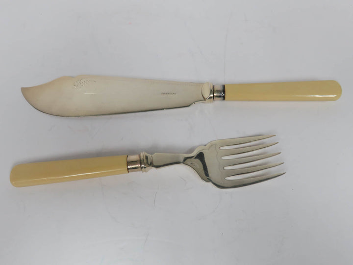 Antique Fish Serving Set