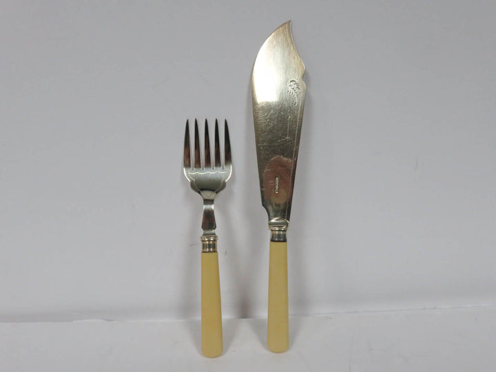 Antique Fish Serving Set