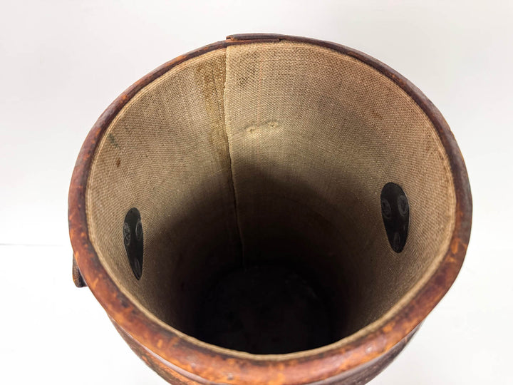 Antique WWII Leather Cordite Carrier