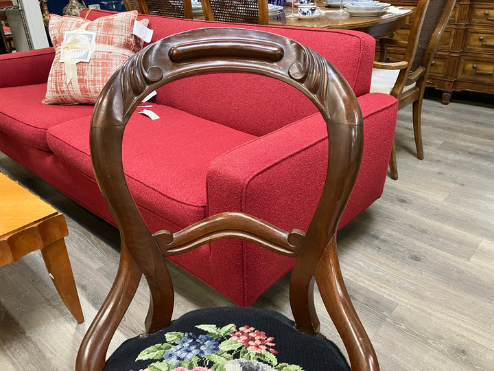 Antique Needlepoint Side Chair