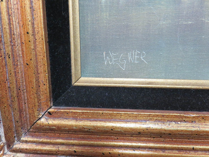 Alpine Mountain Scene Original Oil