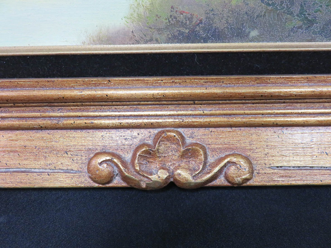 Alpine Mountain Scene Original Oil