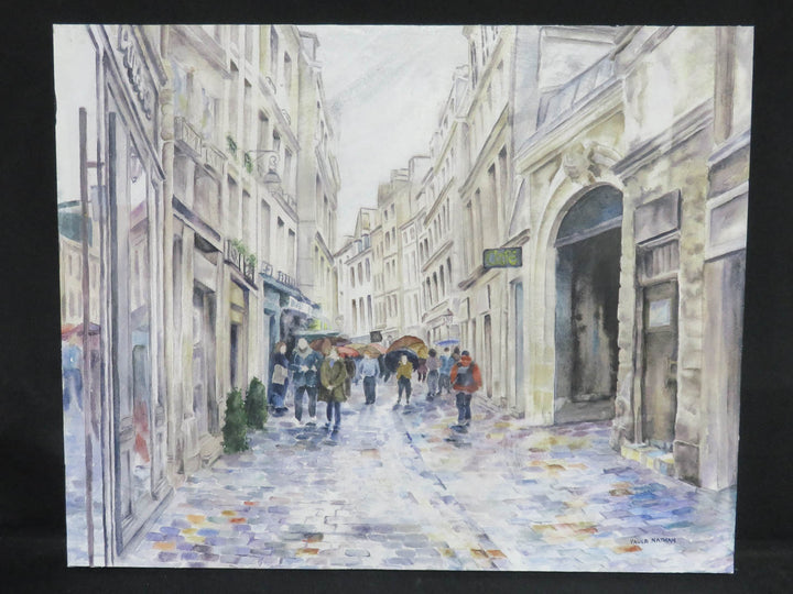 Paris Street Scene Print
