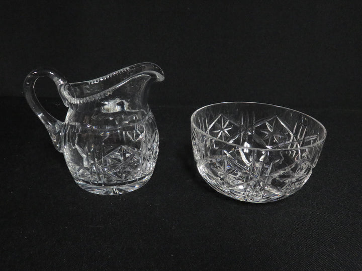 Crystal Cream & Sugar Set