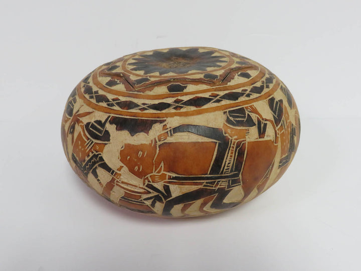 Hand Crafted Gourd Container