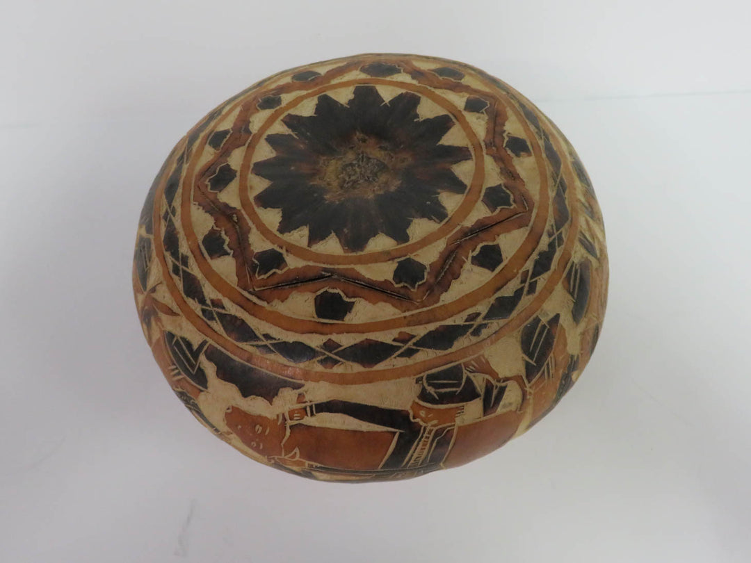 Hand Crafted Gourd Container