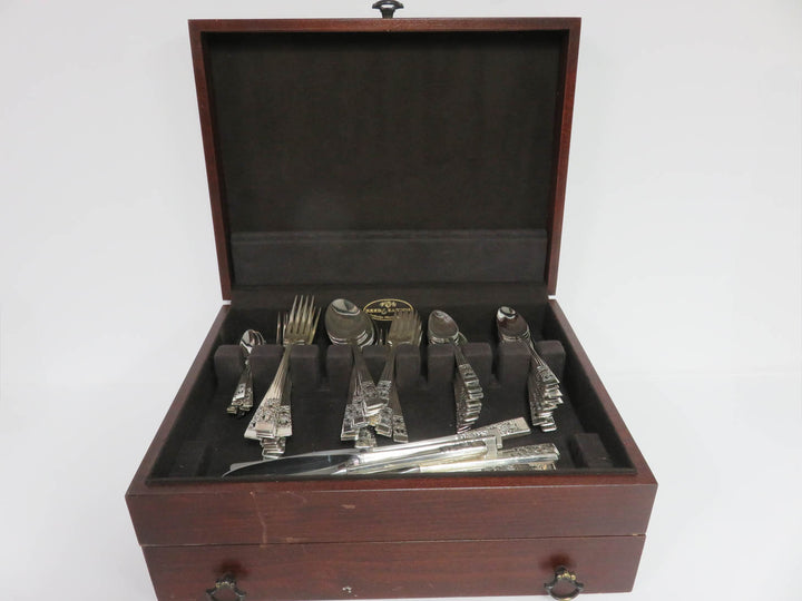 Oneida Flatware in Storage Box