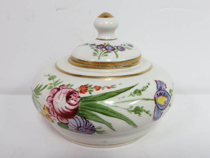 Limoges Lidded Ink Well
