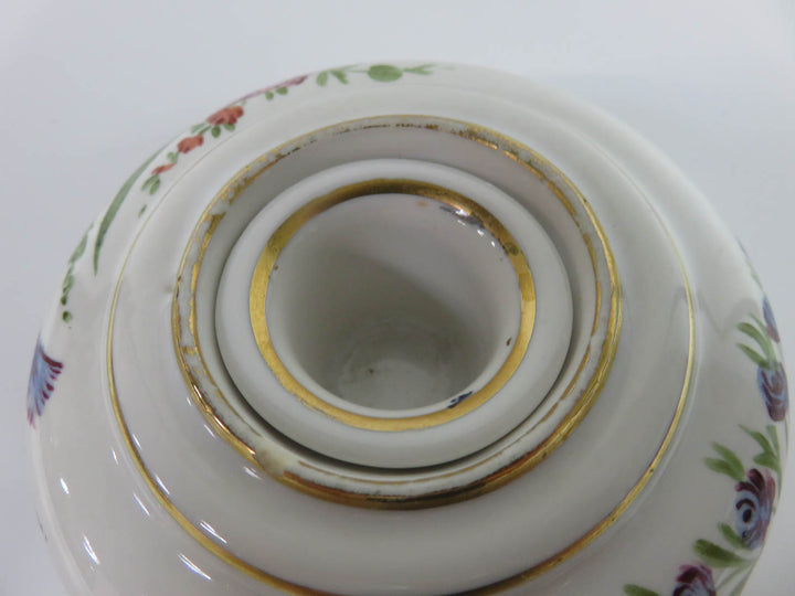 Limoges Lidded Ink Well