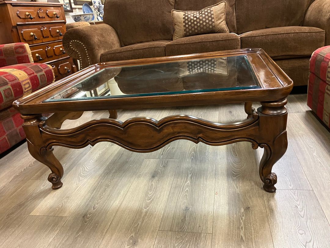 Wood & Glass Coffee Table