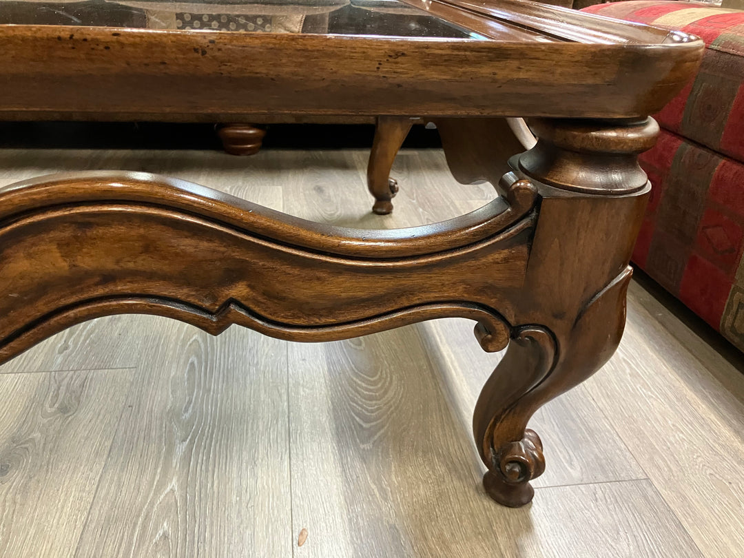 Wood & Glass Coffee Table