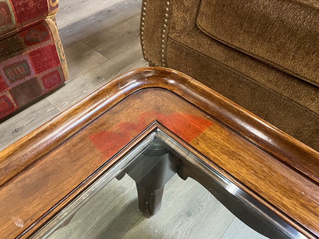 Wood & Glass Coffee Table